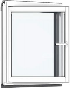 Velux VFA PK35 2066 Manual White Painted Tilt-and-Turn Left-Hung Vertical Element - 940x950mm