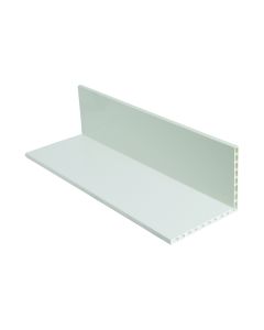 FloPlast WT30 White 5m x 100mm x 80mm Hollow Angle