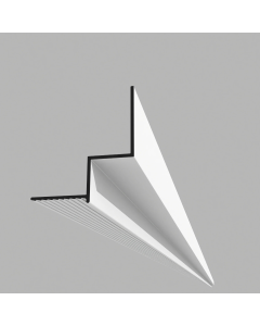 QIC X20 Ceiling Trim RAL 9010 (White) 3000mm